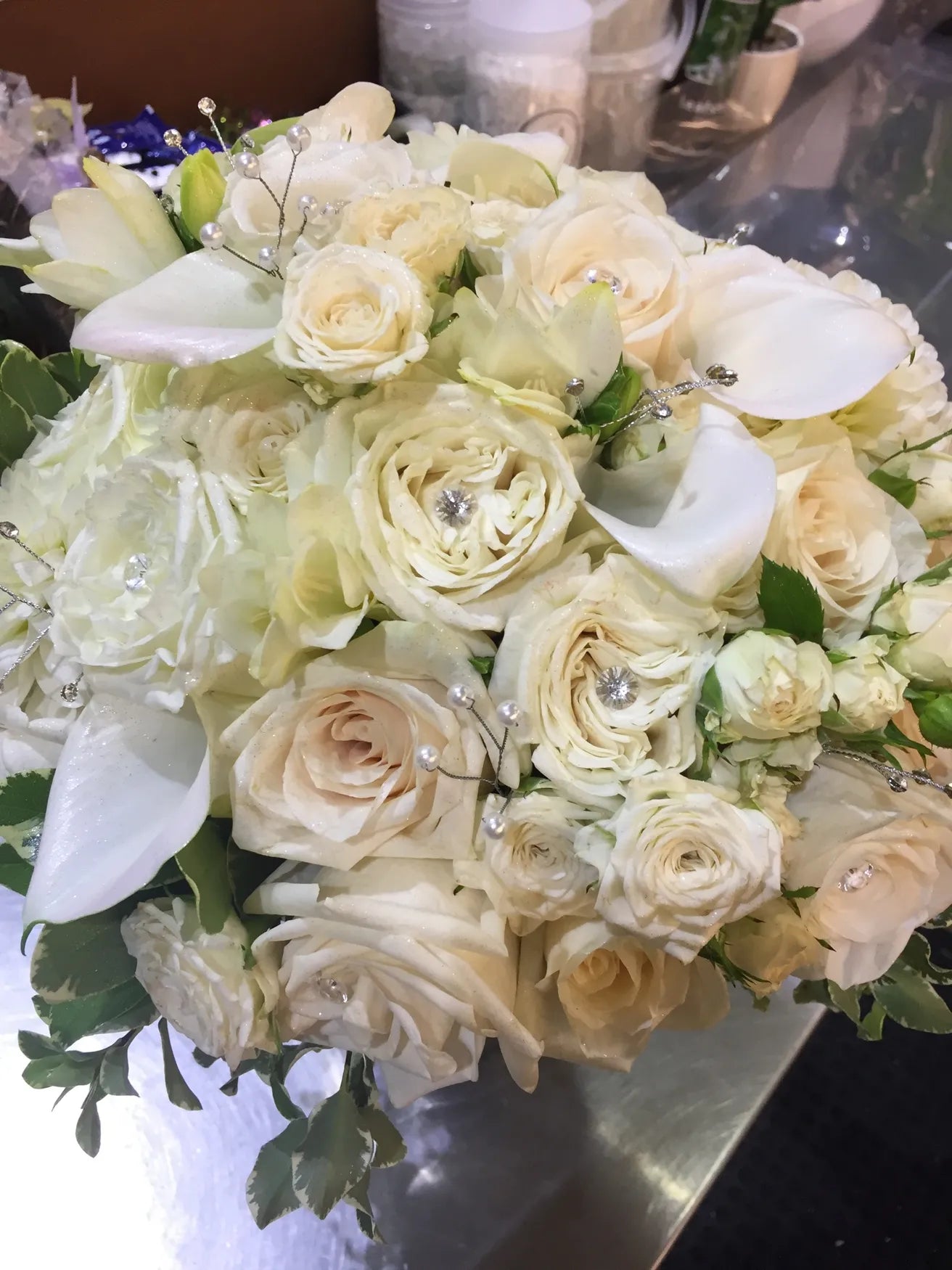 Flowers by Rey — wedding bouquet, photograph 036